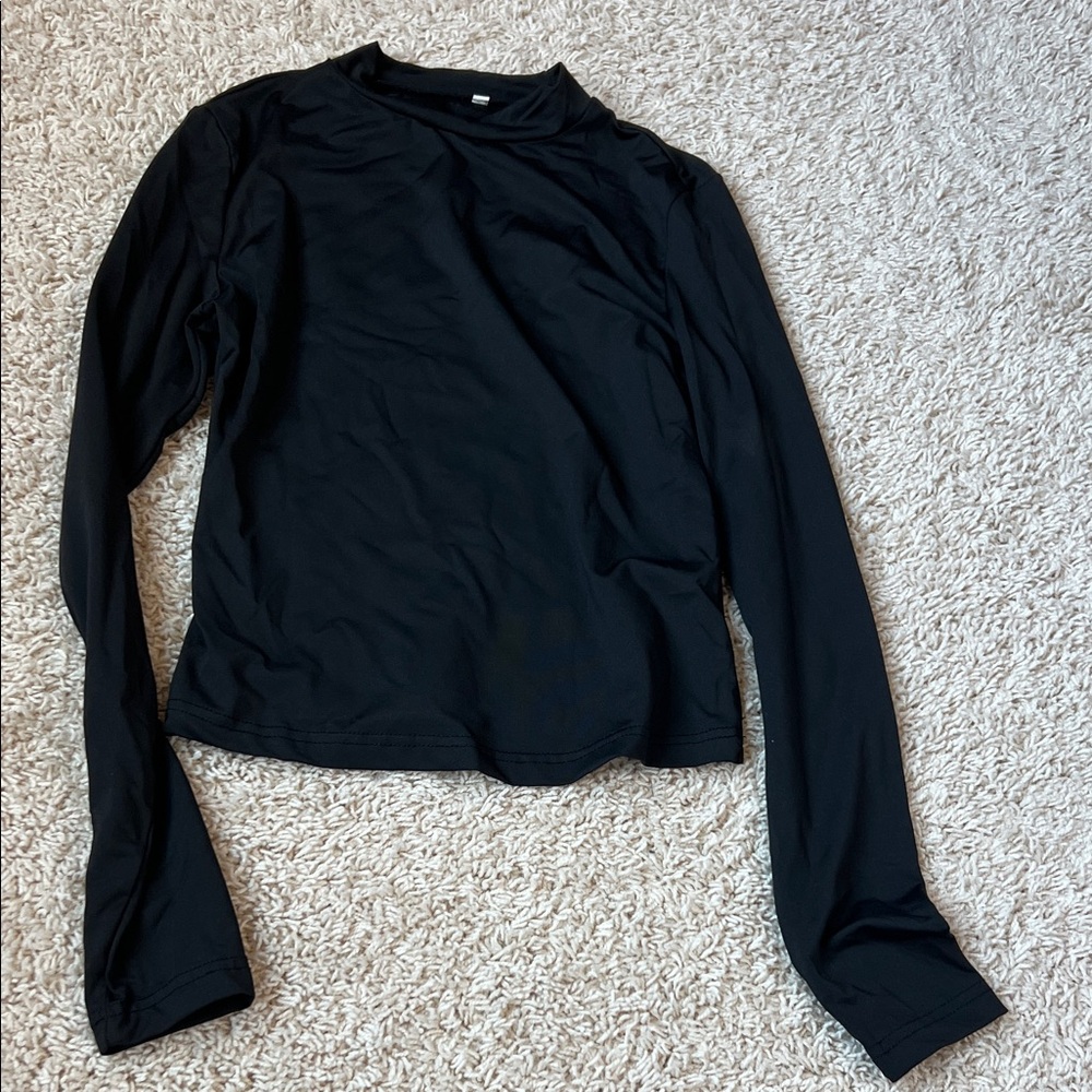 Black Long Sleeve Women's Top